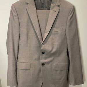 Hickey Freeman Custom Suit Men’s 38R Jacket 34x32 Pants Worsted Wool Made in USA